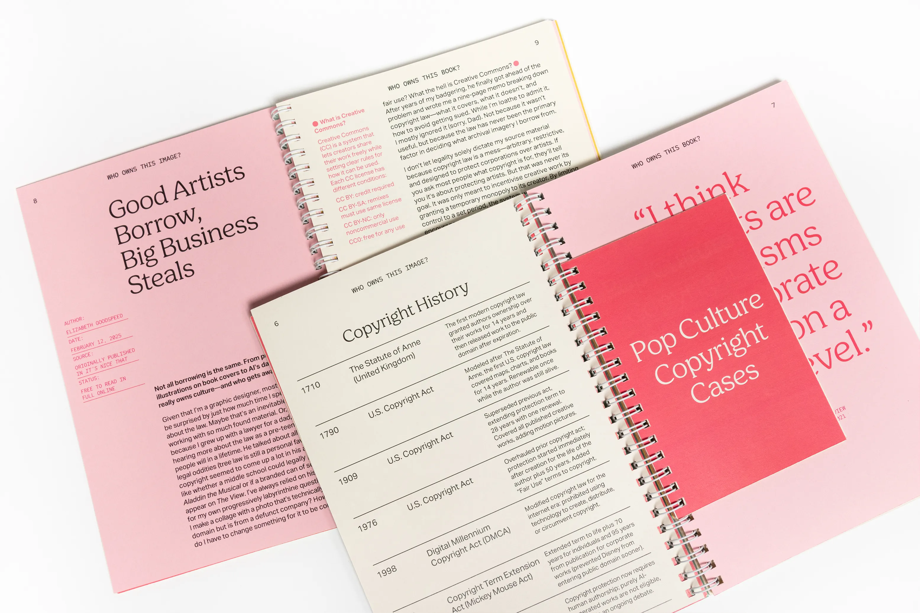 Pink Intro Book spread