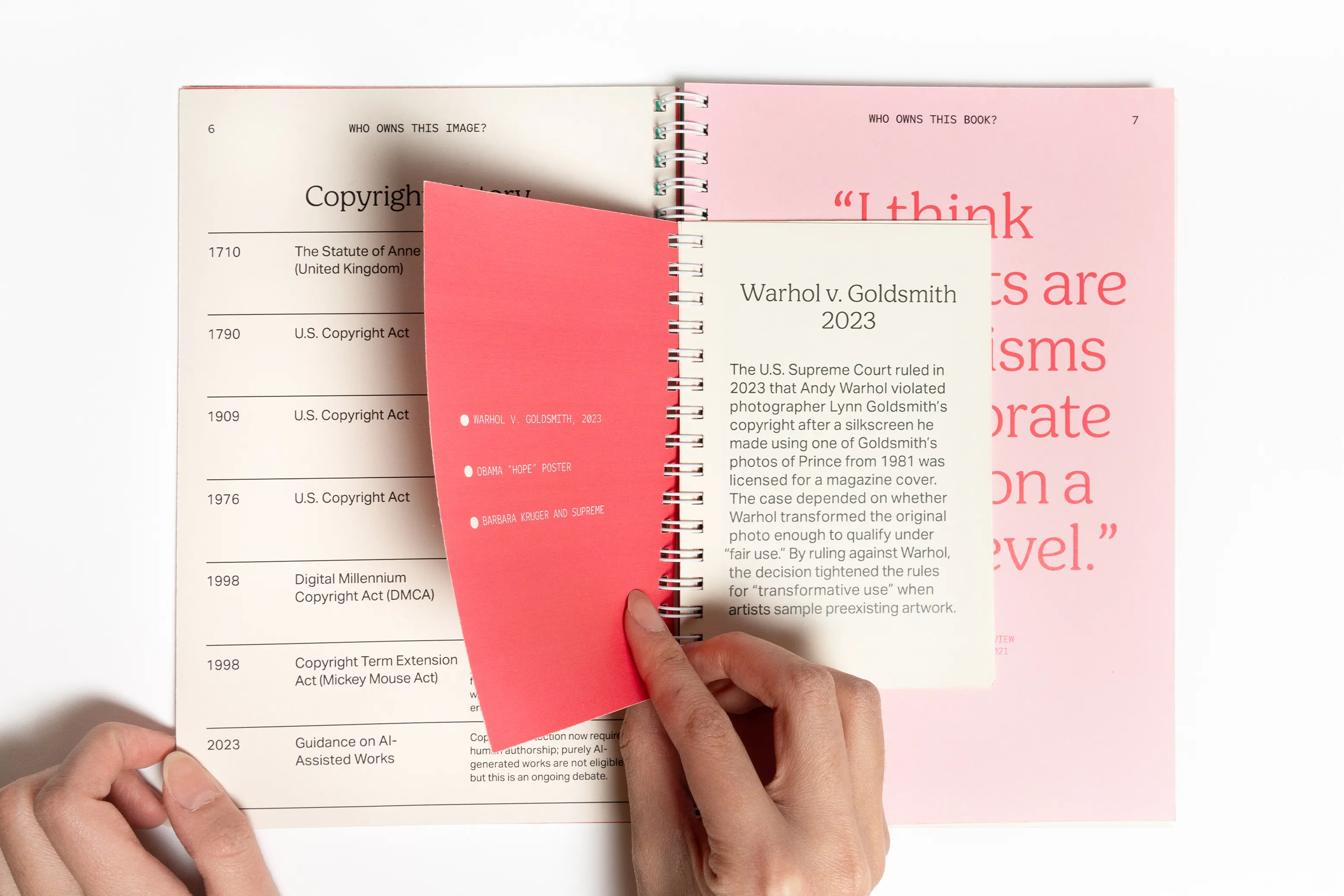 Pink Intro Book spread