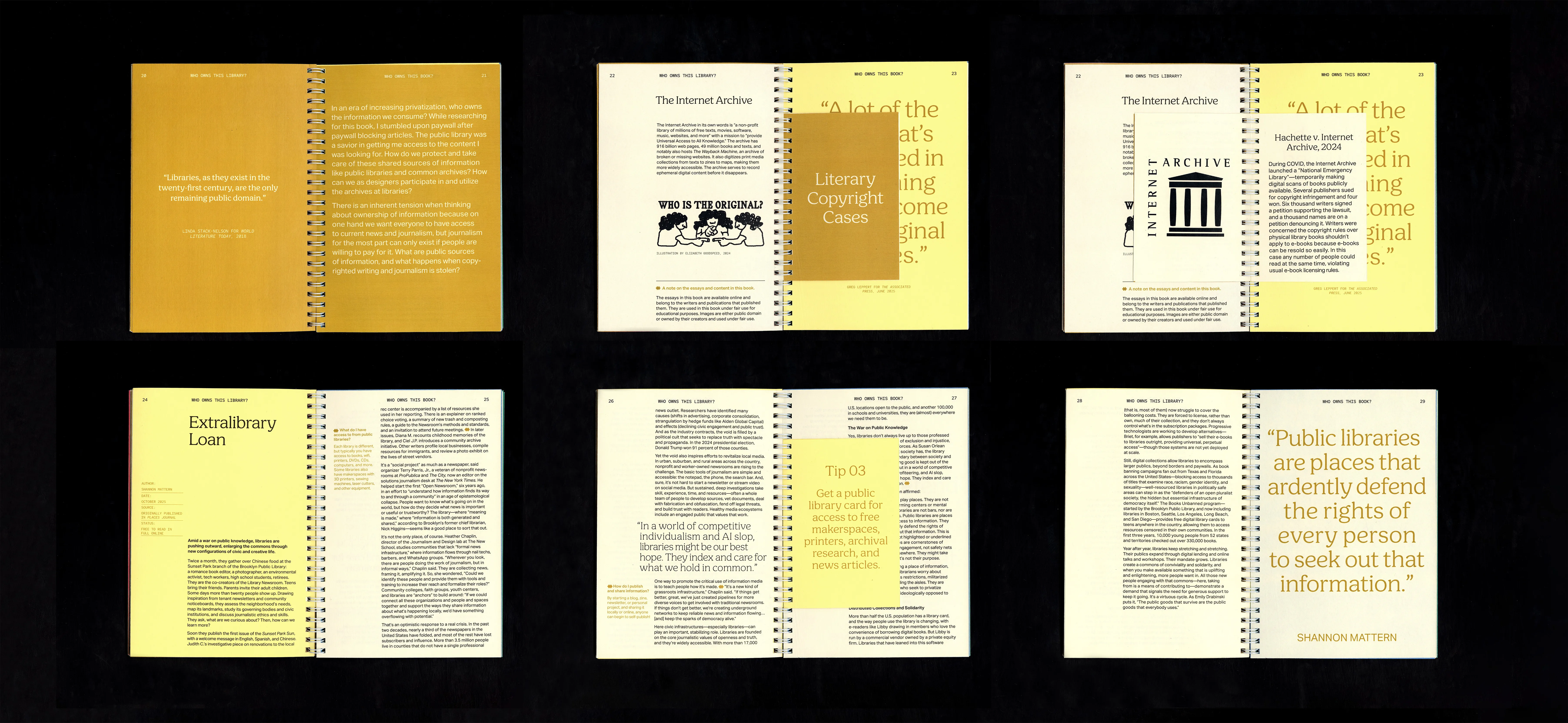 Yellow Open Spreads